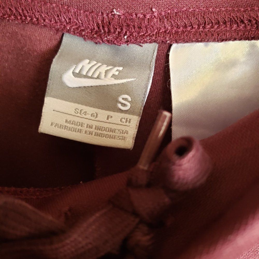 Nike Women's Petite Jogging Lounge Pants Burgundy Small - Picture 5 of 6